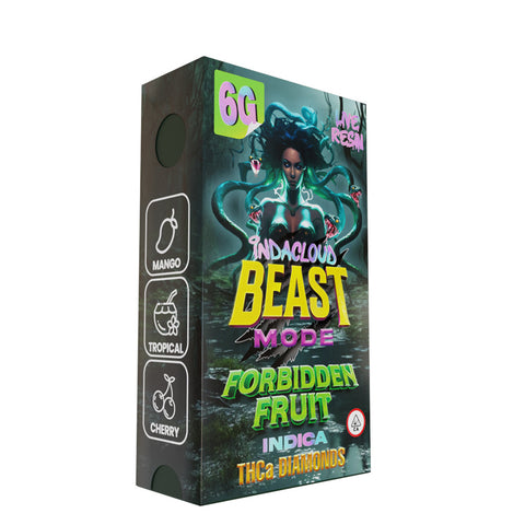 Indacloud Beast Mode Delta Live Resin THCa Disposable  -  Forbidden Fruit (Hybrid)