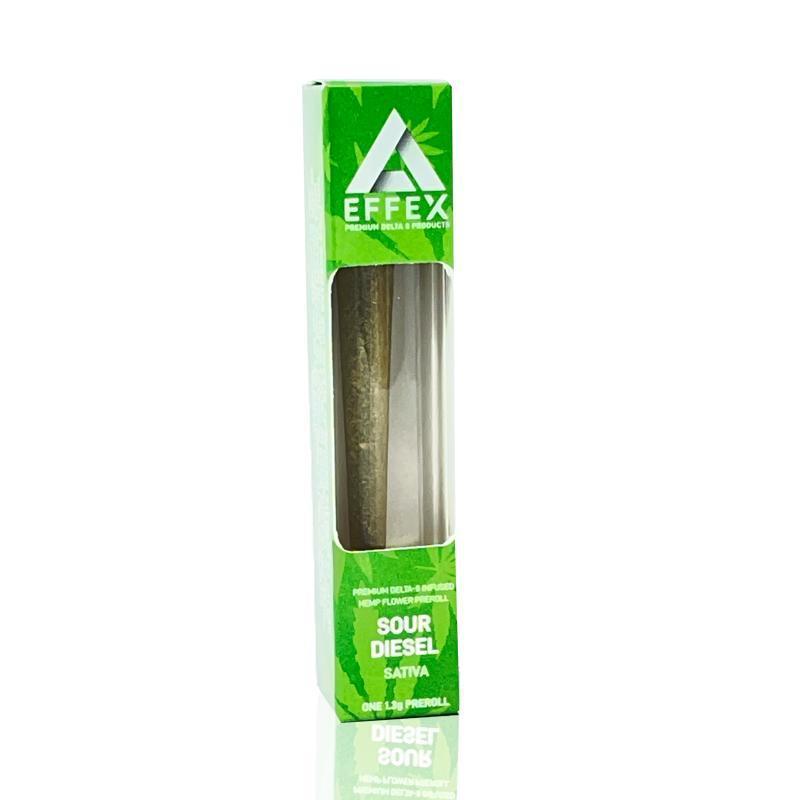 Delta Effex Delta 8 THC Pre Rolls – Sour Diesel (Sativa)