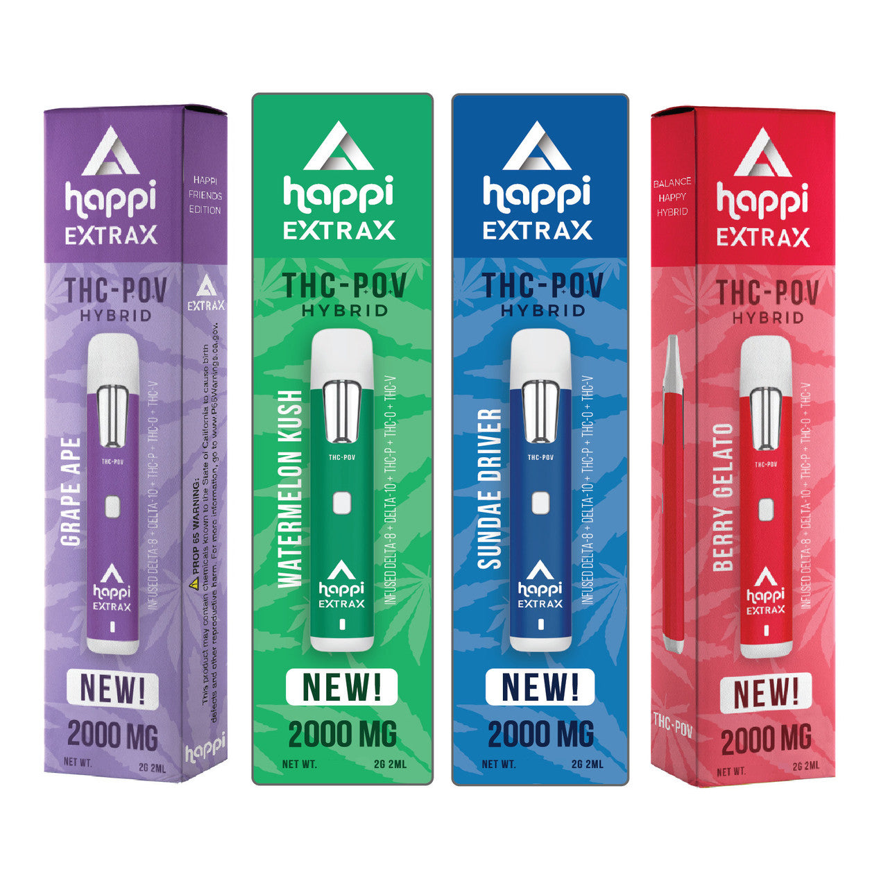Happi + Extrax THC-POV Disposable 2ml Vape Pen