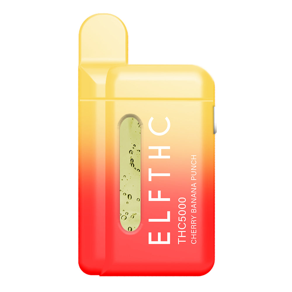ELFTHC Avarin Blend HHC + HHCP 380mAh Rechargeable Vape Disposable 5000MG -  Cherry Banana Punch (Hybrid/Indica)