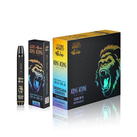Flying Monkey x Crumbs King Kong Edition Delta8 + Delta10 Enriched With THC-H + THC-JD 2.5G Disposable Vape - Tropicana Cookies