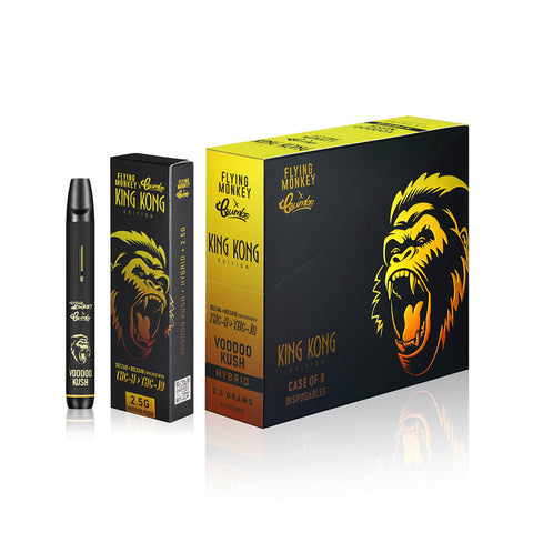 Flying Monkey x Crumbs King Kong Edition Delta8 + Delta10 Enriched With THC-H + THC-JD 2.5G Disposable Vape - Voodoo Kush 