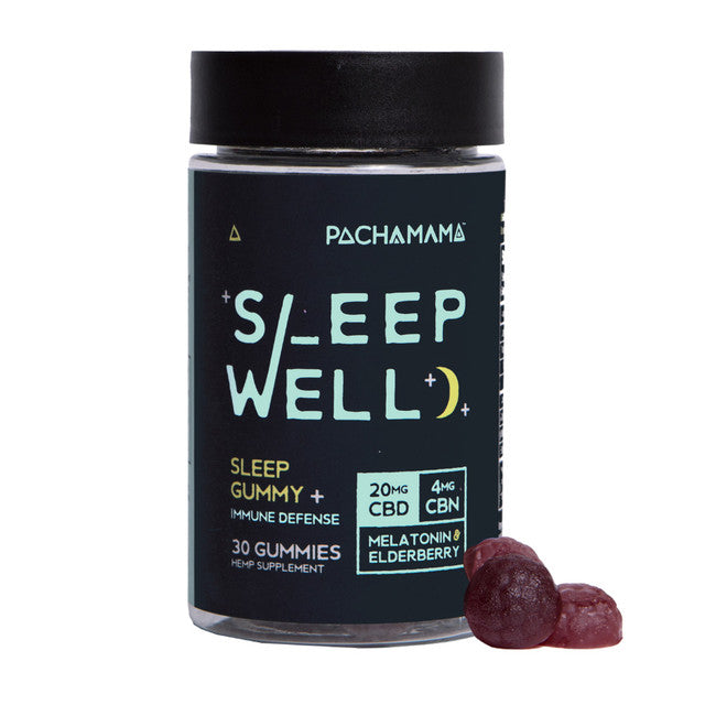 Pachamama 20MG Sleep Well CBD Sleep Gummy - 30ct Jar