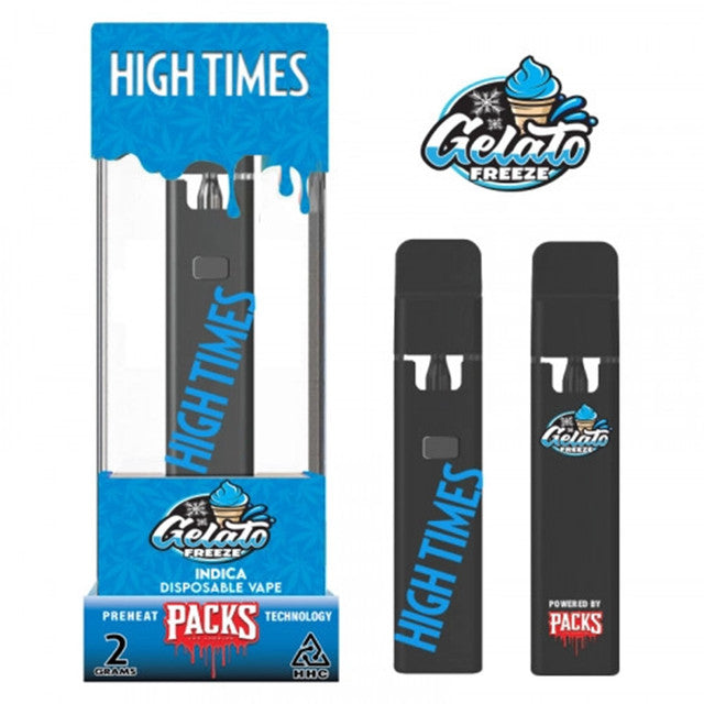 PACKS HIGH TIMES HHC + THC-P DISPOSABLE 2G - Gelato Freeze (Indica)