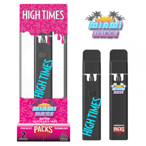 PACKS HIGH TIMES HHC + THC-P DISPOSABLE 2G  - Miami Haze (Sativa)