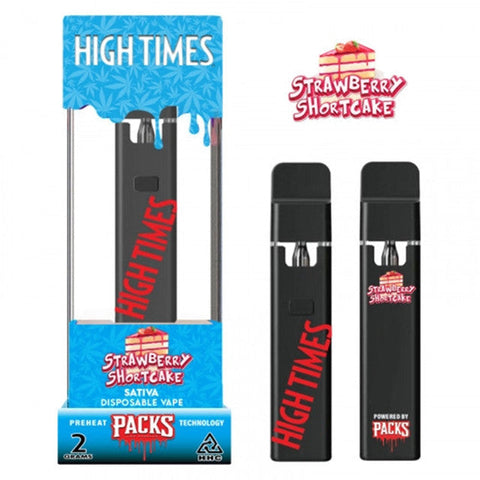 PACKS HIGH TIMES HHC + THC-P DISPOSABLE 2G - Srawberry Shortcake (Hybrid)
