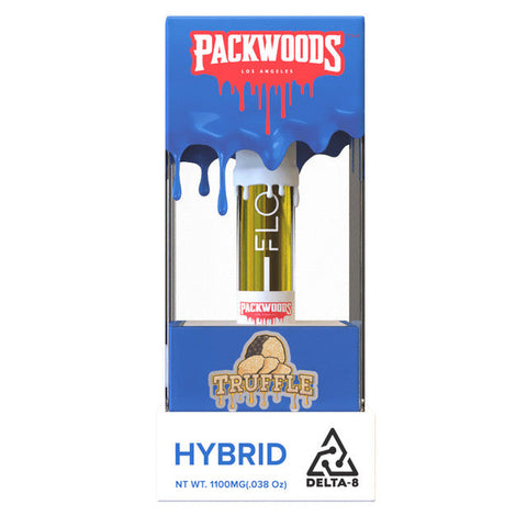 Packwoods X FLO Delta 8 510 Cartridge 1.1g  - Truffle (Hybrid)