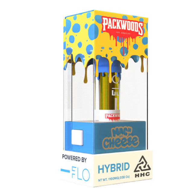 Packwoods X FLO HHC 510 Cartridge 1.1G - Mac n Cheese (Hybrid)