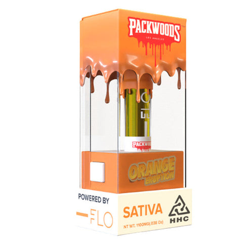 Packwoods X FLO HHC 510 Cartridge 1.1G - Orange Eruption (Sativa)