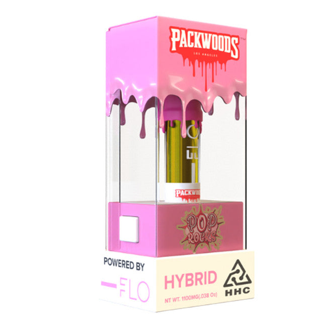 Packwoods X FLO HHC 510 Cartridge 1.1G - Pop Rocks (Hybrid)