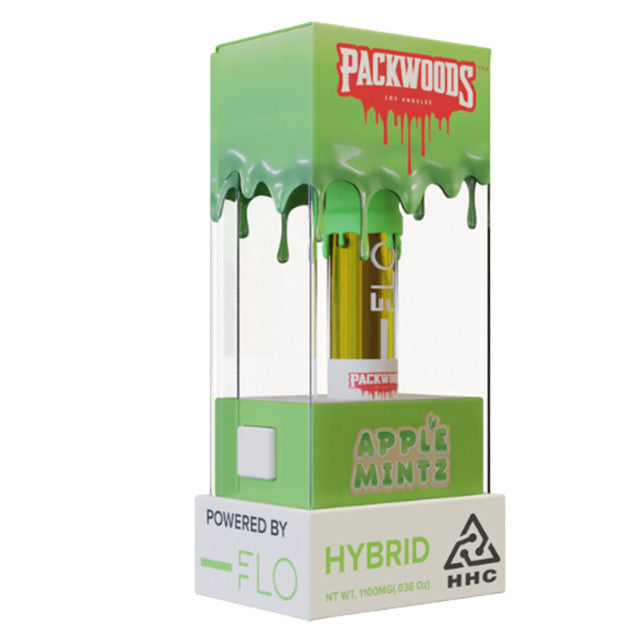 Packwoods X FLO HHC 510 Cartridge 1.1G - Apple Mintz (Hybrid)