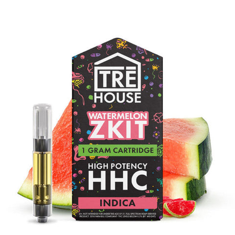 TRE House 1G High Potency HHC Vape Cartridge - Watermelon ZKIT 