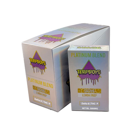Terpboys Platinum Blend Delta-8 + THC-P Disposable Vape 3G - Lemon Drop (Sativa)
