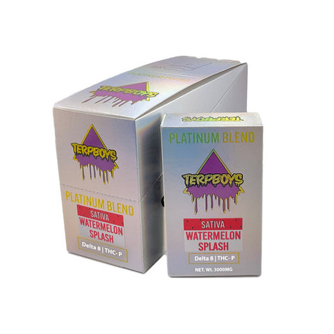 Terpboys Platinum Blend Delta-8 + THC-P Disposable Vape 3G - Watermelon Splash (Sativa)