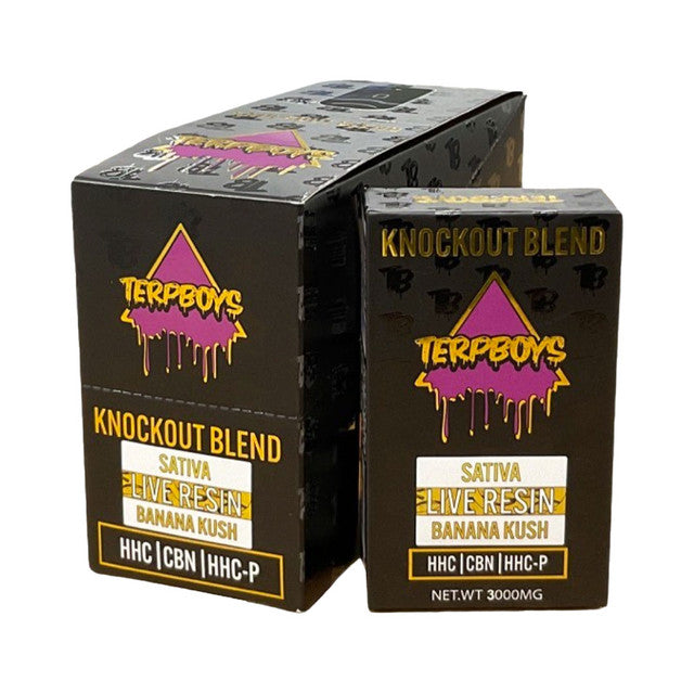 Terpboys Knockout Blend HHC + CBN + HHC-P Disposable Vape 3G