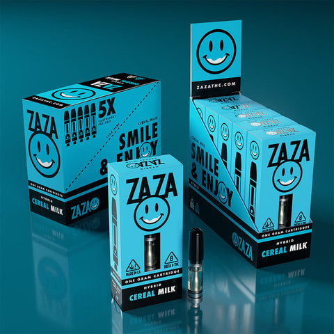 ZAZA Delta 8 510 Cartridges 1 Gram - Cereal Milk (Hybrid)