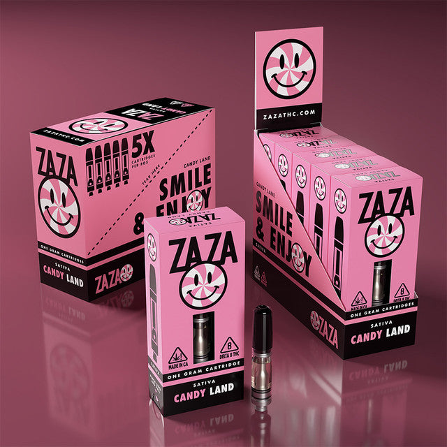 ZAZA Delta 8 510 Cartridges 1 Gram - Candyland (Sativa)