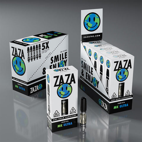 ZAZA Delta 8 510 Cartridges 1 Gram  - MK Ultra (Indica)