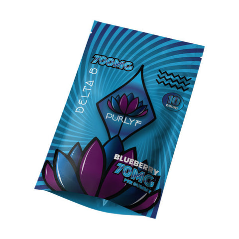 Purlyf Delta-8 Gummies | 700mg - Blueberry 